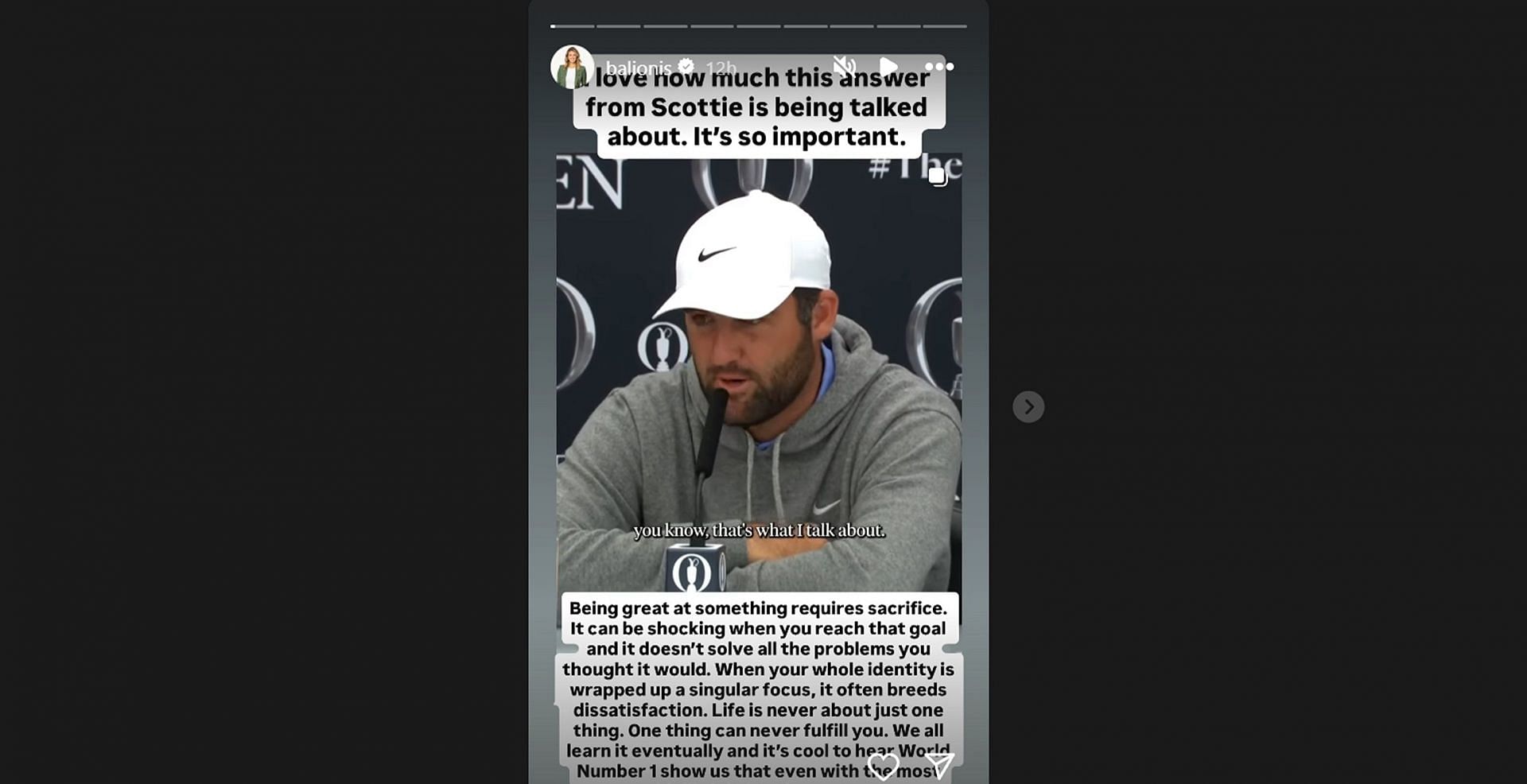 Amanda Balionis addresses typo blunder/@balionis
